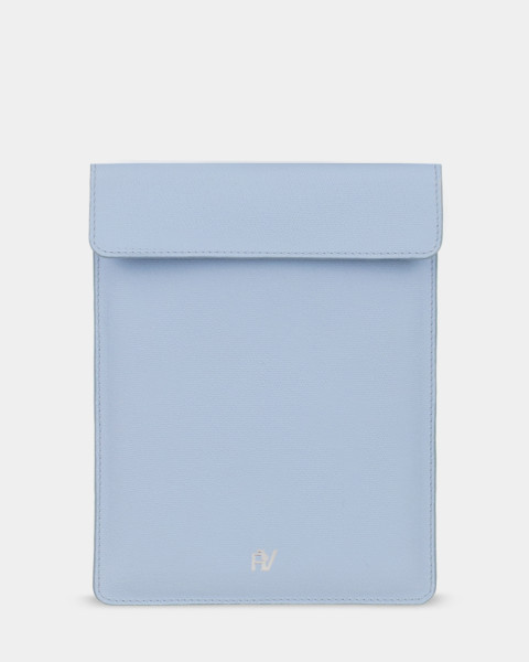 "iPad case" шкіряний, блакитний