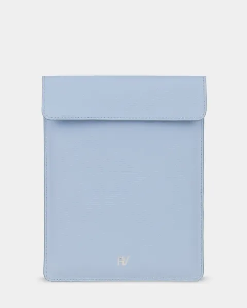 "iPad case" шкіряний, блакитний