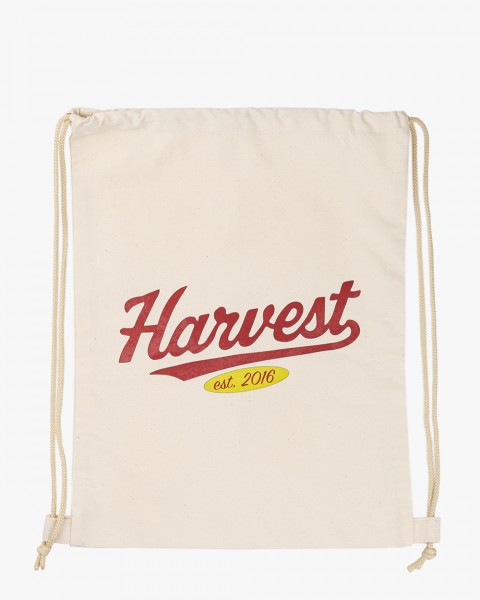 Рюкзак-мішок принт harvest, бежевий