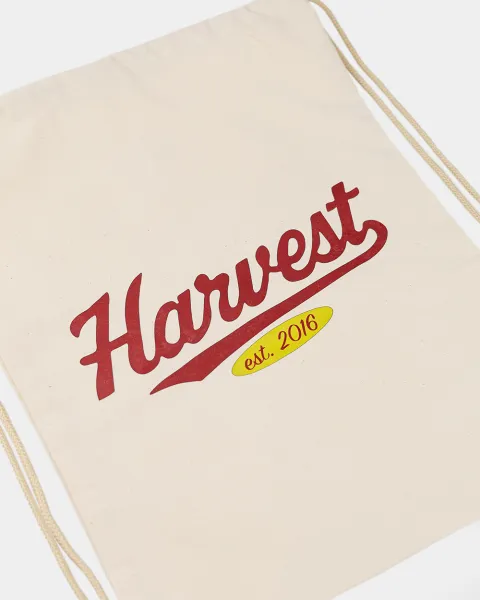 Рюкзак-мішок принт harvest, бежевий
