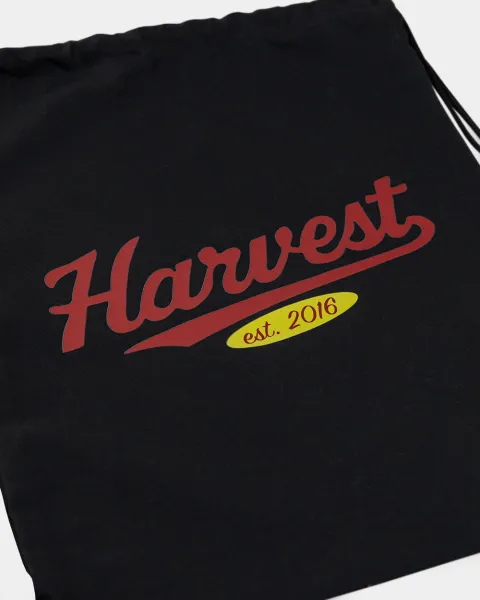Рюкзак-мішок принт harvest, чорний