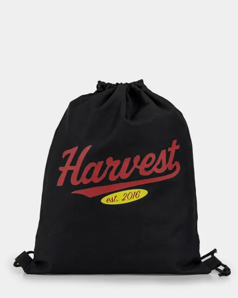 Рюкзак-мішок принт harvest, чорний