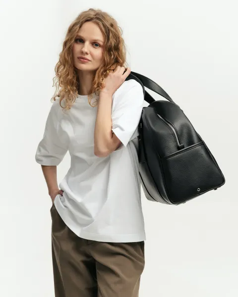"AUSTIN BAG" екошкіра, чорна