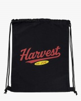Рюкзак-мішок принт harvest, чорний