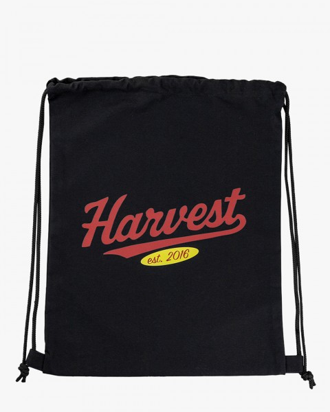 Рюкзак-мішок принт harvest, чорний