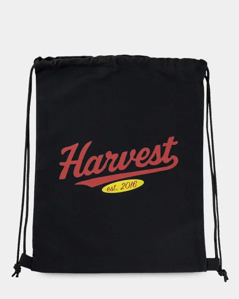 Рюкзак-мішок принт harvest, чорний