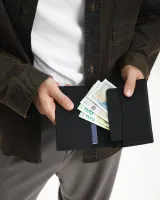 Обкладинка на паспорт "Smart" шкіряна, чорна