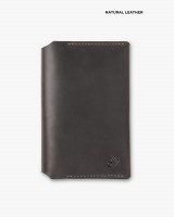 Обкладинка на паспорт "Smart" шкіряна, коричнева