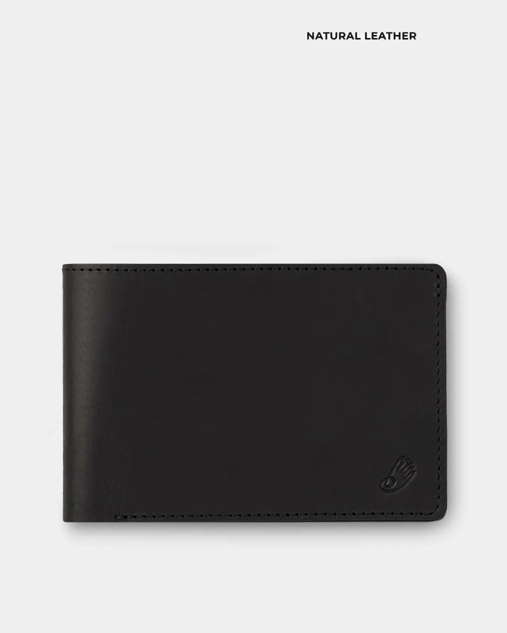 Гаманець "Travel holder" шкіряний, чорний