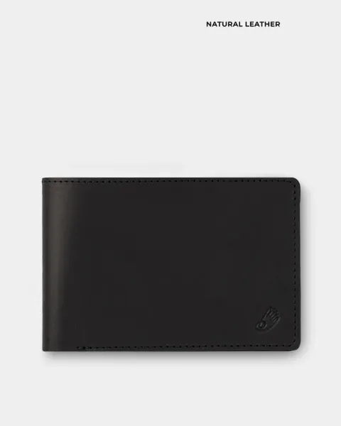 Гаманець "Travel holder" шкіряний, чорний