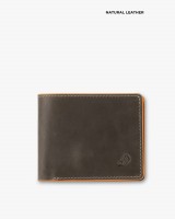 Гаманець "Classic" шкіряний, сірий