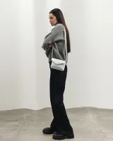 Сумка "Camellia" шкіряна, біла