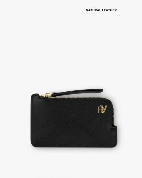 ГАМАНЕЦЬ "SKINNY" ШКІРЯНИЙ, ЧОРНИЙ