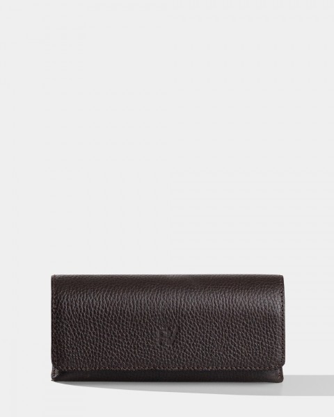 Футляр для окулярів "Sunny" шкіряний, коричневий