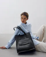 "Office bag large" чорна