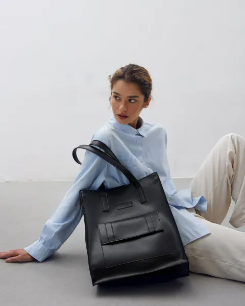 "Office bag large" чорна