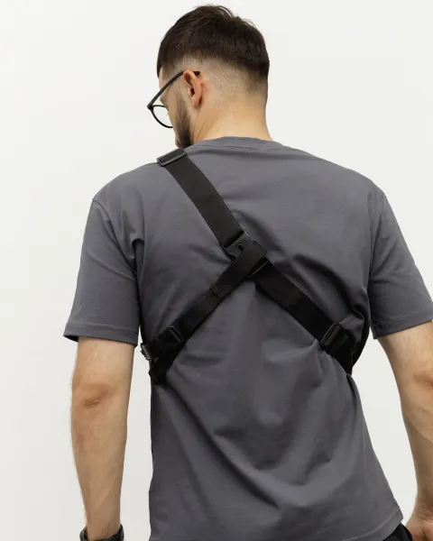 "TECH BAG" екошкіра, чорна