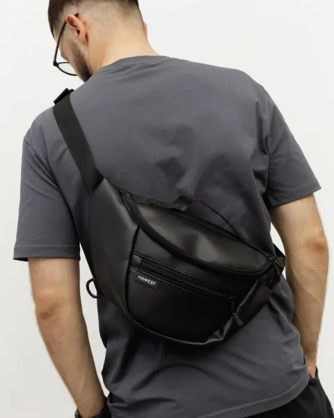 "TECH BAG" екошкіра, чорна