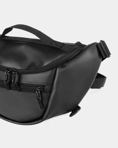 "TECH BAG" екошкіра, чорна