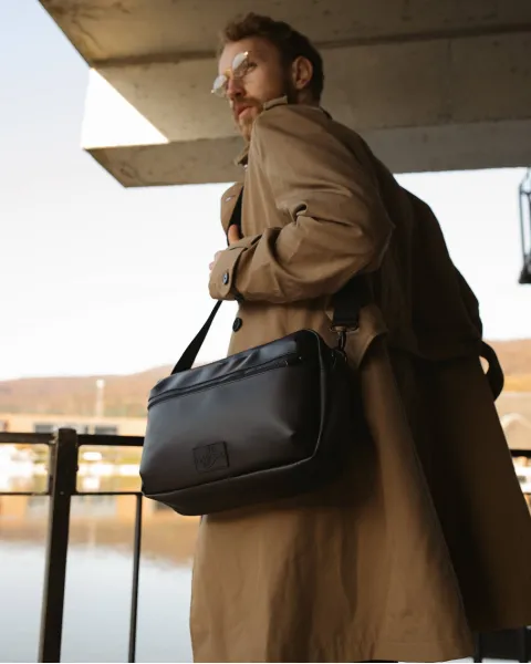 СУМКА "DAILY BAG" екошкіра, чорна