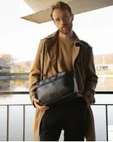 СУМКА "DAILY BAG" екошкіра, чорна