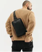 "SHUTTLE UNO BAG" ЕКОШКІРА, ЧОРНА