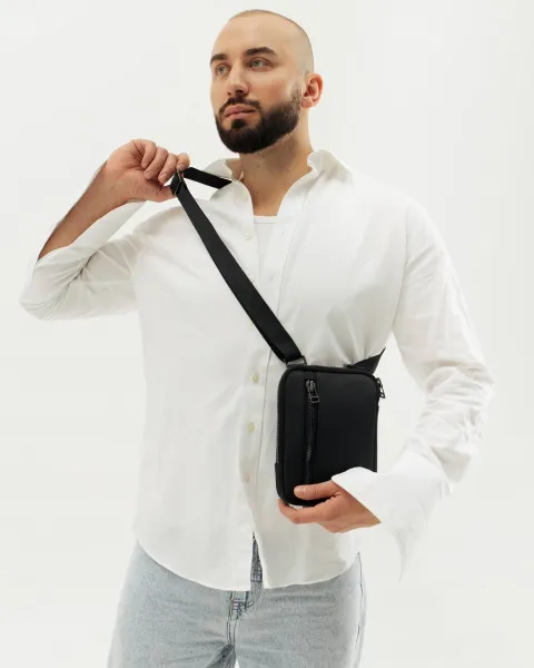 "WALLET BAG" чорна,екошкіра