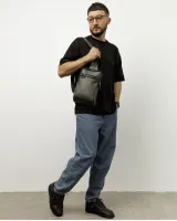 "SHUTTLE UNO BAG" екошкіра. сіра