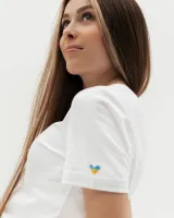 Футболка "Cute" біла, принт серце