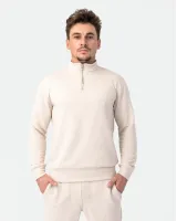 Світшот "Basic" з блискавкою, світлий беж