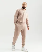 Світшот "Basic" з блискавкою, капучіно