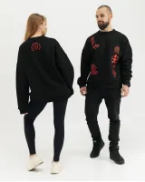 Світшот "Riddle" чорний