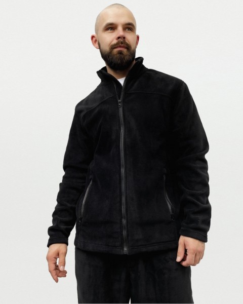 Флісовий світшот "Line" чорний