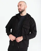Худі "Crooks" з блискавкою, чорне