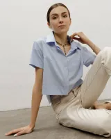 Сорочка "Florida" ніжно-бузкова