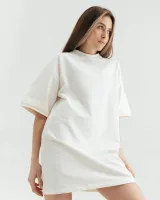 Сукня-футболка "DAISY" молочна