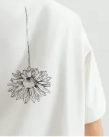 Сукня-футболка "DAISY" молочна