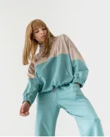 Анорак "WIND" бірюзовий + беж