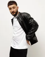 Куртка "Joe" екошкіра чорна