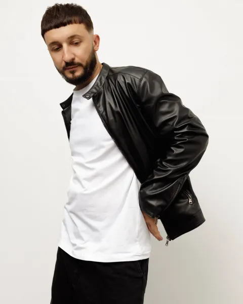 Куртка "Joe" екошкіра чорна