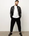 Куртка "Joe" екошкіра чорна