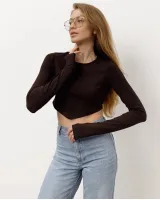Лонгслів "Andrea" коричневий