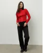 Реглан "Fit crop" червоний