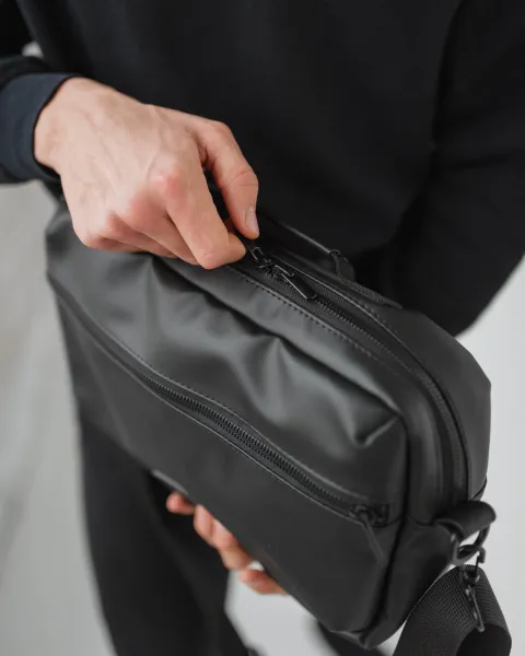 СУМКА "DAILY BAG" екошкіра, чорна