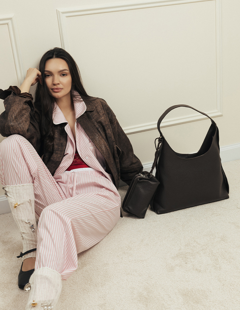 "MIA" ШКІРЯНА, КОРИЧНЕВА