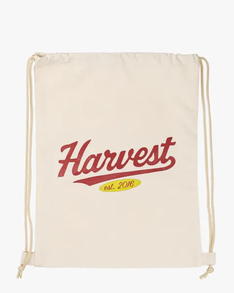Рюкзак-мішок принт harvest, бежевий