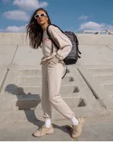"AVIAPACK" ПРИНТ ЛЕОПАРД, СІРИЙ